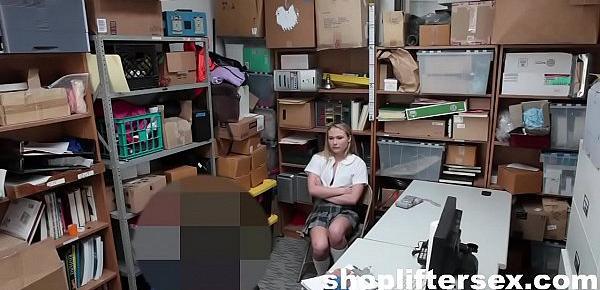  Catholic Schoolgirl Fucked For stealing |shopliftersex.com